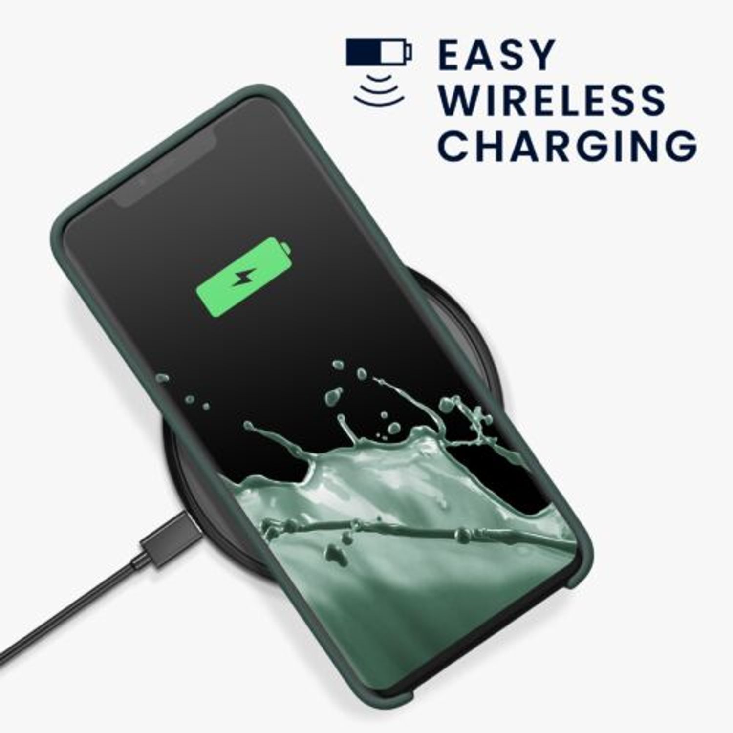 Husa Kwmobile pentru Huawei Mate 20 Pro, Silicon, Verde, 52287.169 fotografia produsului View 6 L