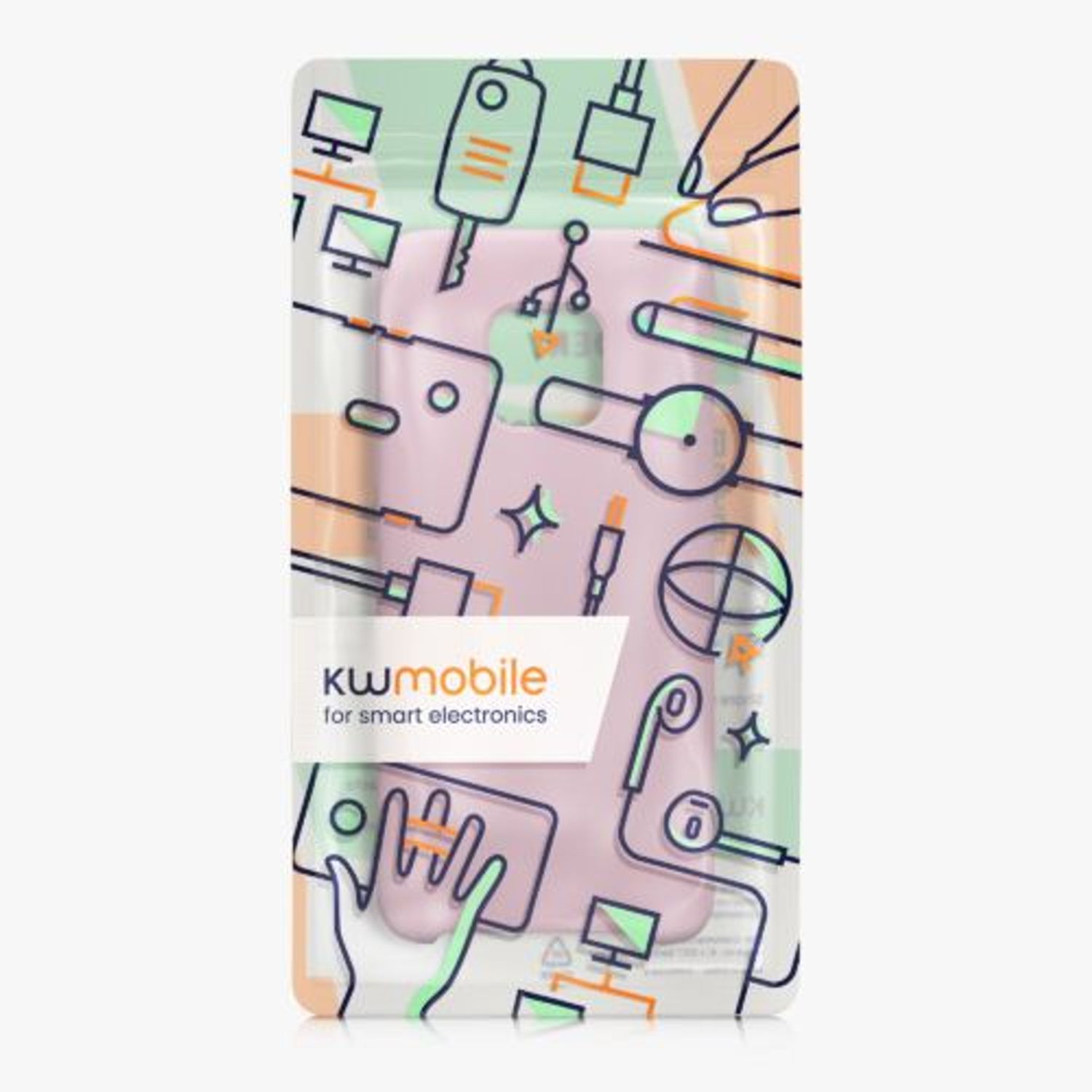 Husa Kwmobile pentru Huawei Mate 20 Pro, Silicon, Mov, 52287.140 fotografia produsului View 7 L