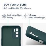 Husa Kwmobile pentru OPPO A16/A16s, Silicon, Verde, 57572.57 fotografia produsului View 2 S
