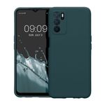 Husa Kwmobile pentru OPPO A16/A16s, Silicon, Verde, 57572.57 fotografia produsului