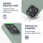Husa Kwmobile pentru Apple iPhone 13 Pro Max, Silicon, Verde, 55975.172 fotografia produsului View 3 S