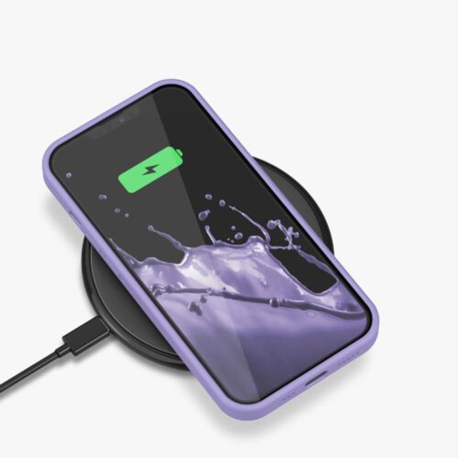 Husa Kwmobile pentru Apple iPhone 13, Silicon, Mov, 55878.108 fotografia produsului View 10 L