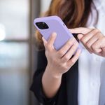 Husa Kwmobile pentru Apple iPhone 13, Silicon, Mov, 55878.108 fotografia produsului View 9 S