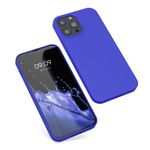 Husa Kwmobile pentru Apple iPhone 13 Pro Max, Silicon, Albastru, 55975.134 fotografia produsului