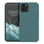 Husa Kwmobile pentru Apple iPhone 12/iPhone 12 Pro, Silicon, Verde, 53844.207 fotografia produsului
