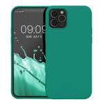 Husa Kwmobile pentru Apple iPhone 12/iPhone 12 Pro, Silicon, Verde, 53844.142 fotografia produsului