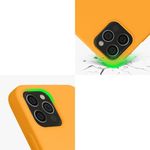 Husa Kwmobile pentru Apple iPhone 12/iPhone 12 Pro, Silicon, Portocaliu, 53844.150 fotografia produsului View 8 S