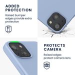 Husa Kwmobile pentru Apple iPhone 13, Silicon, Albastru, 55948.58 fotografia produsului View 3 S
