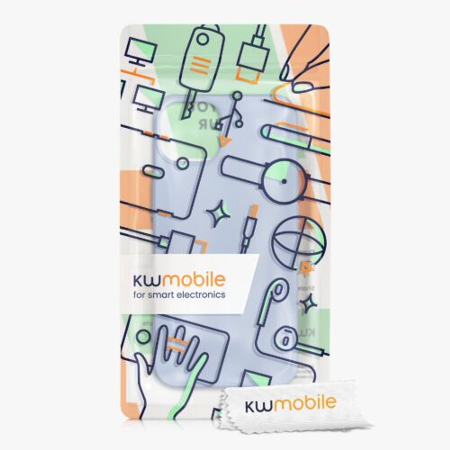 Husa Kwmobile pentru Apple iPhone 13, Silicon, Albastru, 55948.58 fotografia produsului View 7 L