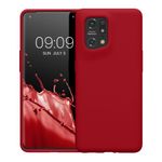 Husa Kwmobile pentru OPPO Find X5, Silicon, Rosu, 57629.100 fotografia produsului