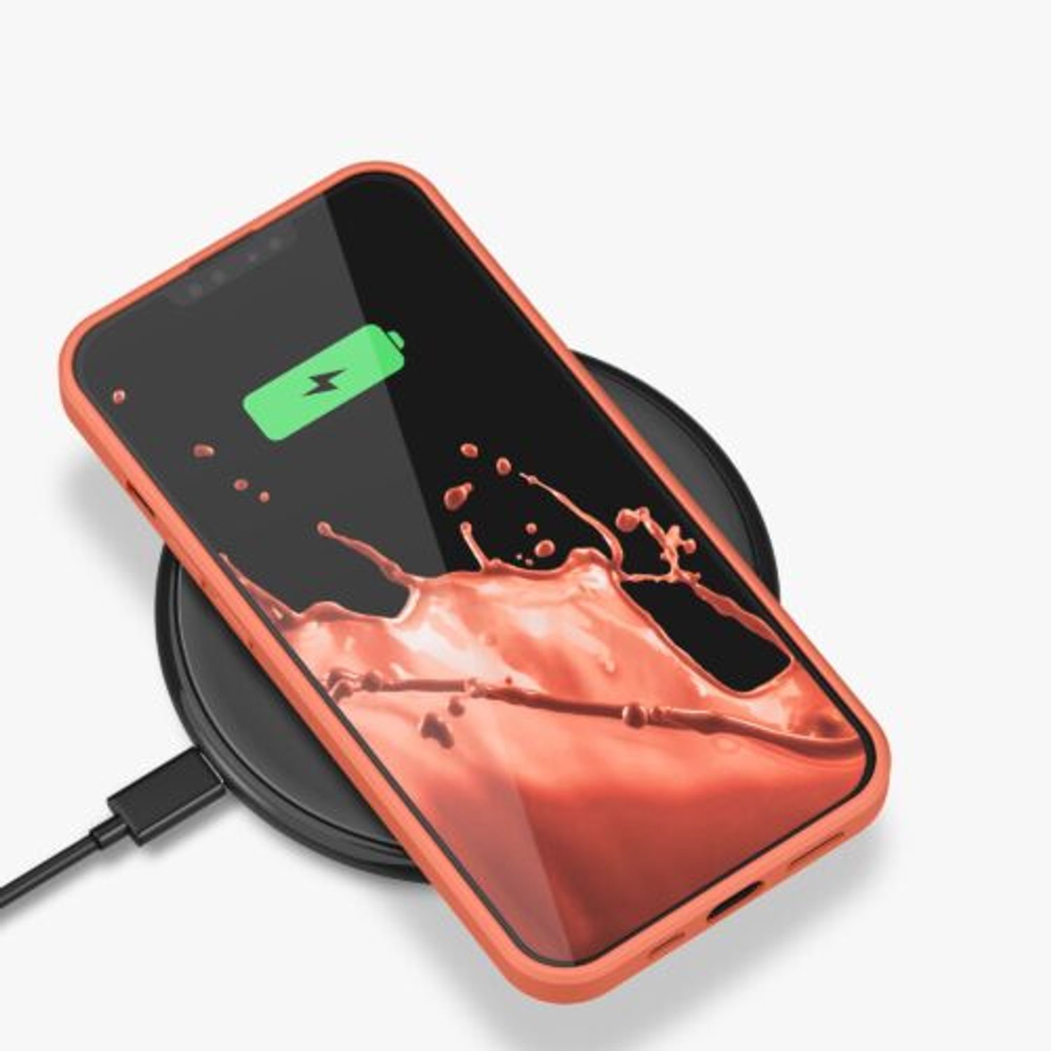 Husa Kwmobile pentru Apple iPhone 13, Silicon, Coral, 55948.103 fotografia produsului View 10 L