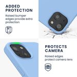 Husa Kwmobile pentru Apple iPhone 13, Silicon, Albastru, 55878.161 fotografia produsului View 3 S
