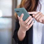 Husa Kwmobile pentru Google Pixel 6a, Silicon, Verde, 57815.207 fotografia produsului View 8 S