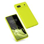 Husa Kwmobile pentru Google Pixel 6a, Silicon, Galben, 57815.149 fotografia produsului
