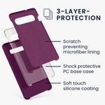 Husa Kwmobile pentru Samsung Galaxy S10, Silicon, Violet, 47732.187 fotografia produsului View 8 S