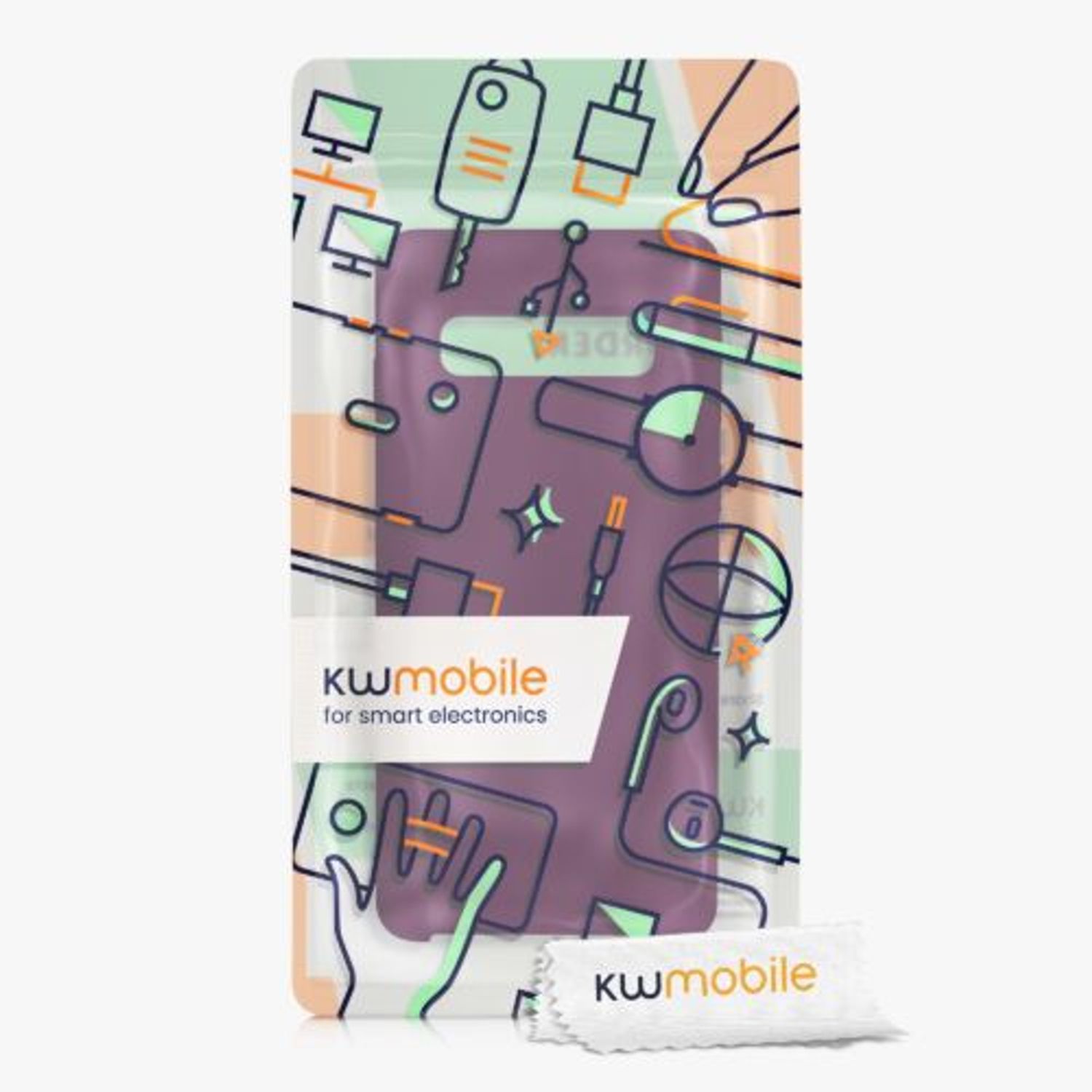 Husa Kwmobile pentru Samsung Galaxy S10, Silicon, Violet, 47732.187 fotografia produsului View 6 L