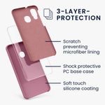 Husa Kwmobile pentru Samsung Galaxy A40, Silicon, Violet, 49091.167 fotografia produsului View 2 S