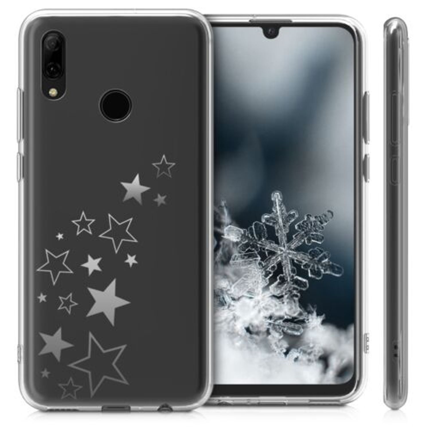 Husa pentru Huawei P Smart (2019), Silicon, Silver, 47389.30 fotografia produsului View 2 L