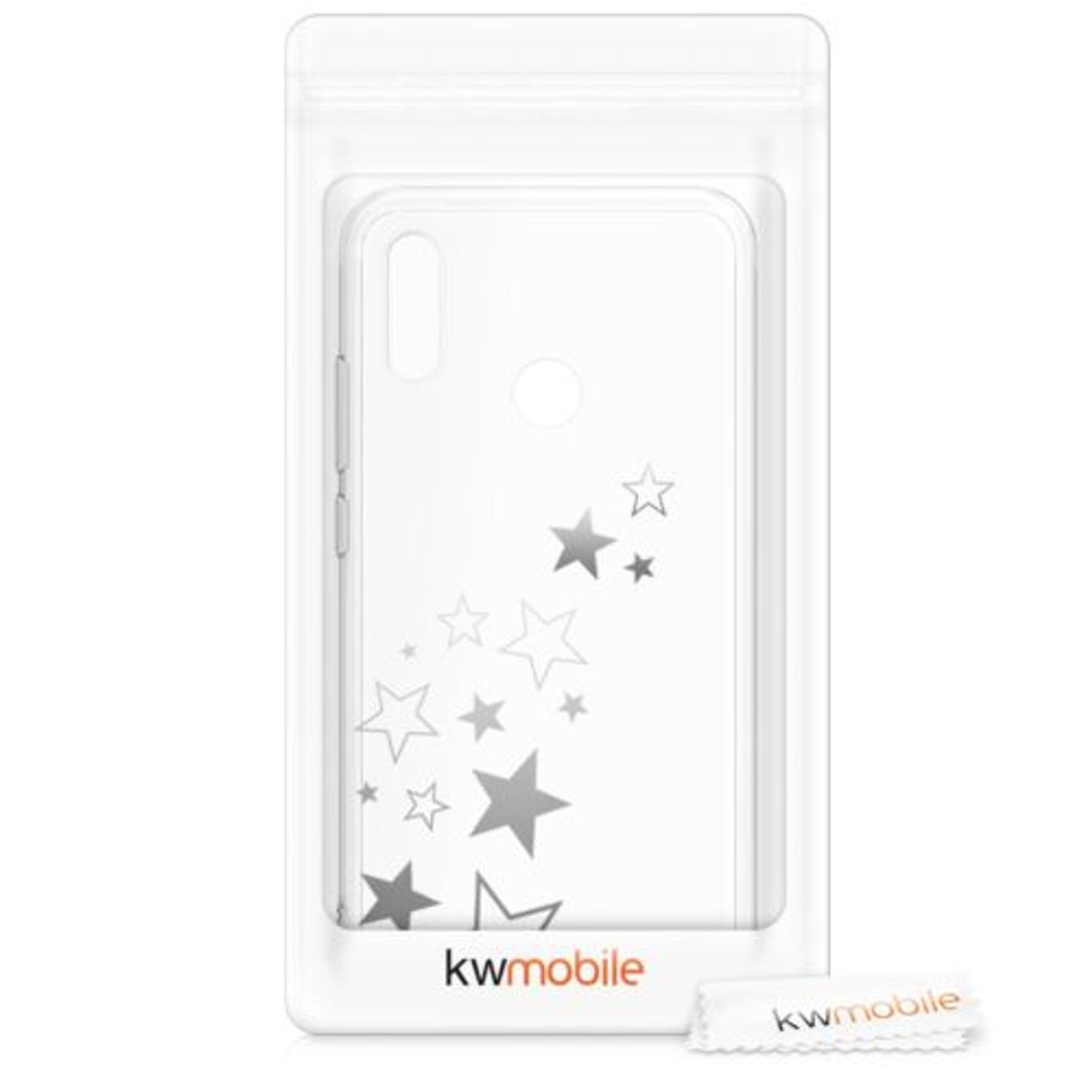 Husa pentru Huawei P Smart (2019), Silicon, Silver, 47389.30 fotografia produsului View 9 L
