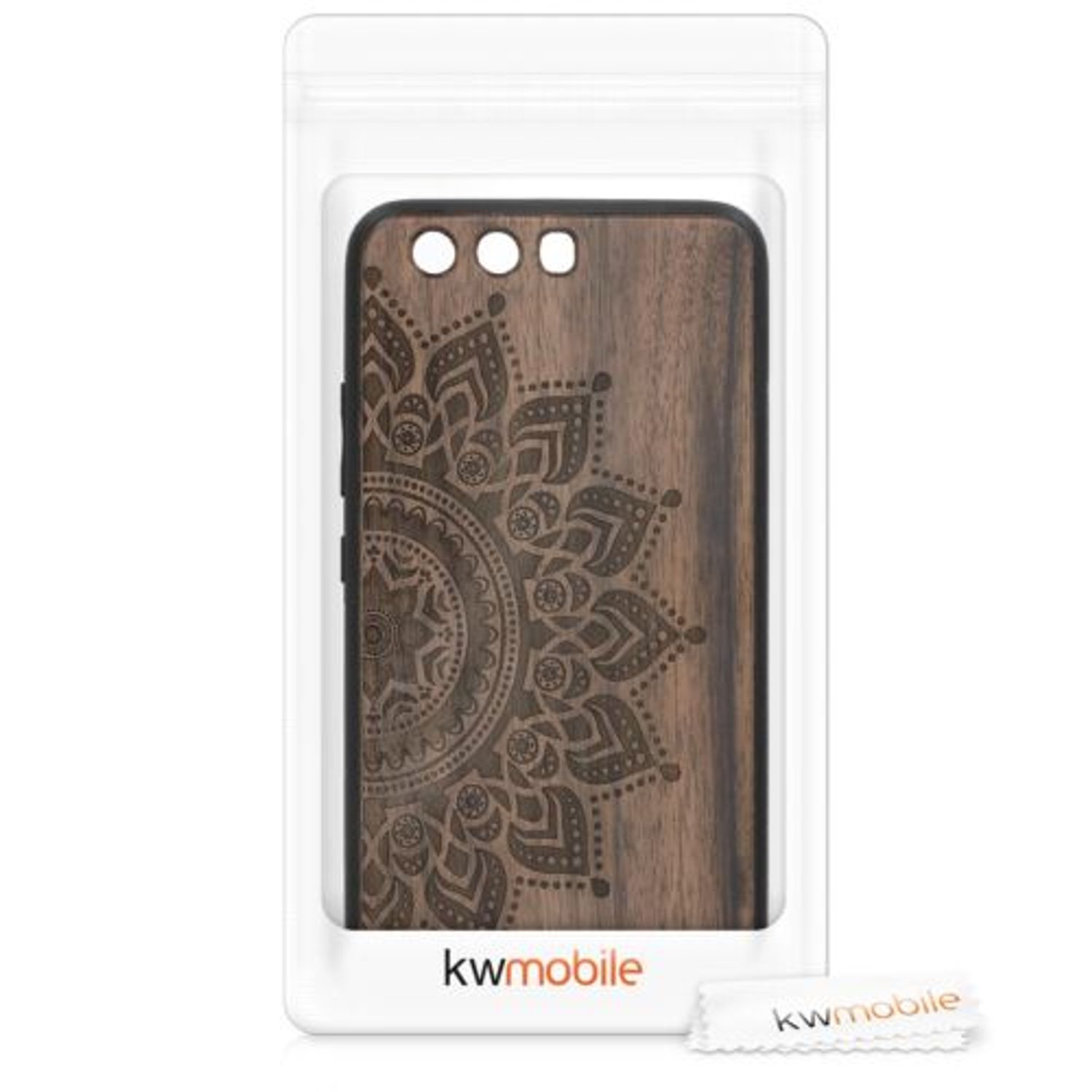 Husa pentru Huawei P10, Lemn, Maro, 50648.03 fotografia produsului View 6 L