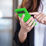 Husa Kwmobile pentru Google Pixel 6, Silicon, Verde, 55480.159 fotografia produsului View 9 S