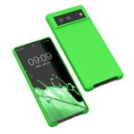 Husa Kwmobile pentru Google Pixel 6, Silicon, Verde, 55480.159 fotografia produsului