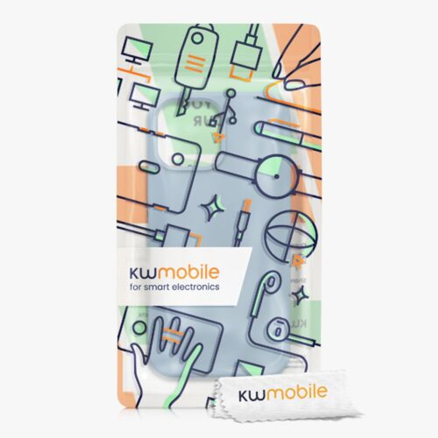 Husa Kwmobile pentru Apple iPhone 13 Pro Max, Silicon, Verde, 55881.206 fotografia produsului View 7 L