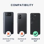 Husa Kwmobile pentru Asus Zenfone 9, Silicon, Verde, 59449.78 fotografia produsului View 5 S