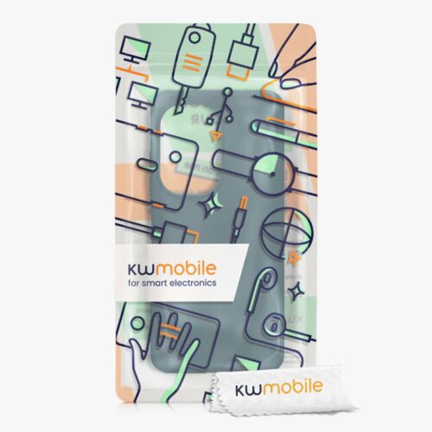 Husa Kwmobile pentru Asus Zenfone 9, Silicon, Verde, 59449.78 fotografia produsului View 6 L