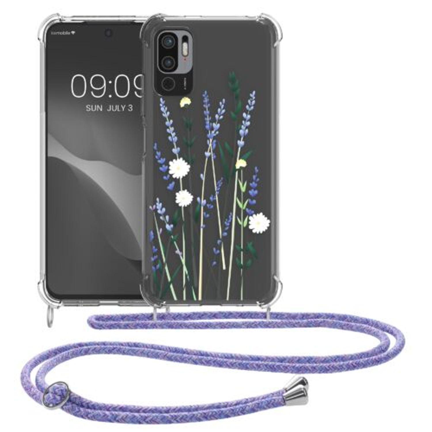 Husa Kwmobile pentru Xiaomi Redmi Note 10 5G, Silicon, Multicolor, 57819.04 fotografia produsului