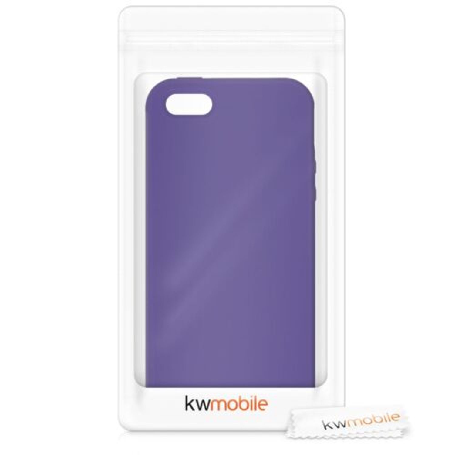 Husa pentru Apple iPhone 5/iPhone 5s/iPhone SE, Silicon, Mov, 42766.152 fotografia produsului View 7 L
