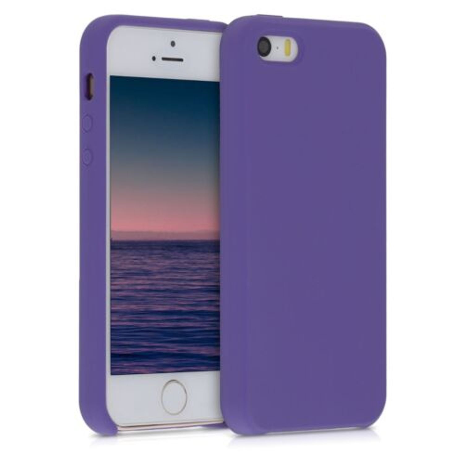 Husa pentru Apple iPhone 5/iPhone 5s/iPhone SE, Silicon, Mov, 42766.152 fotografia produsului