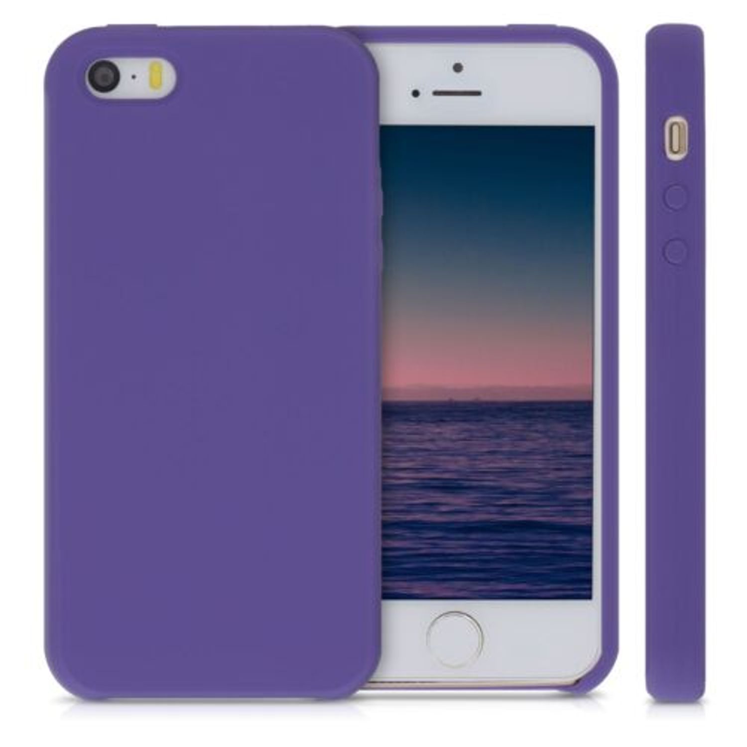 Husa pentru Apple iPhone 5/iPhone 5s/iPhone SE, Silicon, Mov, 42766.152 fotografia produsului View 2 L