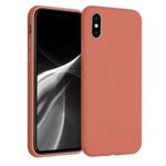 Husa pentru Apple iPhone X/iPhone XS, Silicon, Portocaliu, 42492.215 fotografia produsului