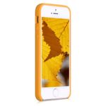 Husa pentru Apple iPhone 5/iPhone 5s/iPhone SE, Silicon, Portocaliu, 42766.191 fotografia produsului View 3 S