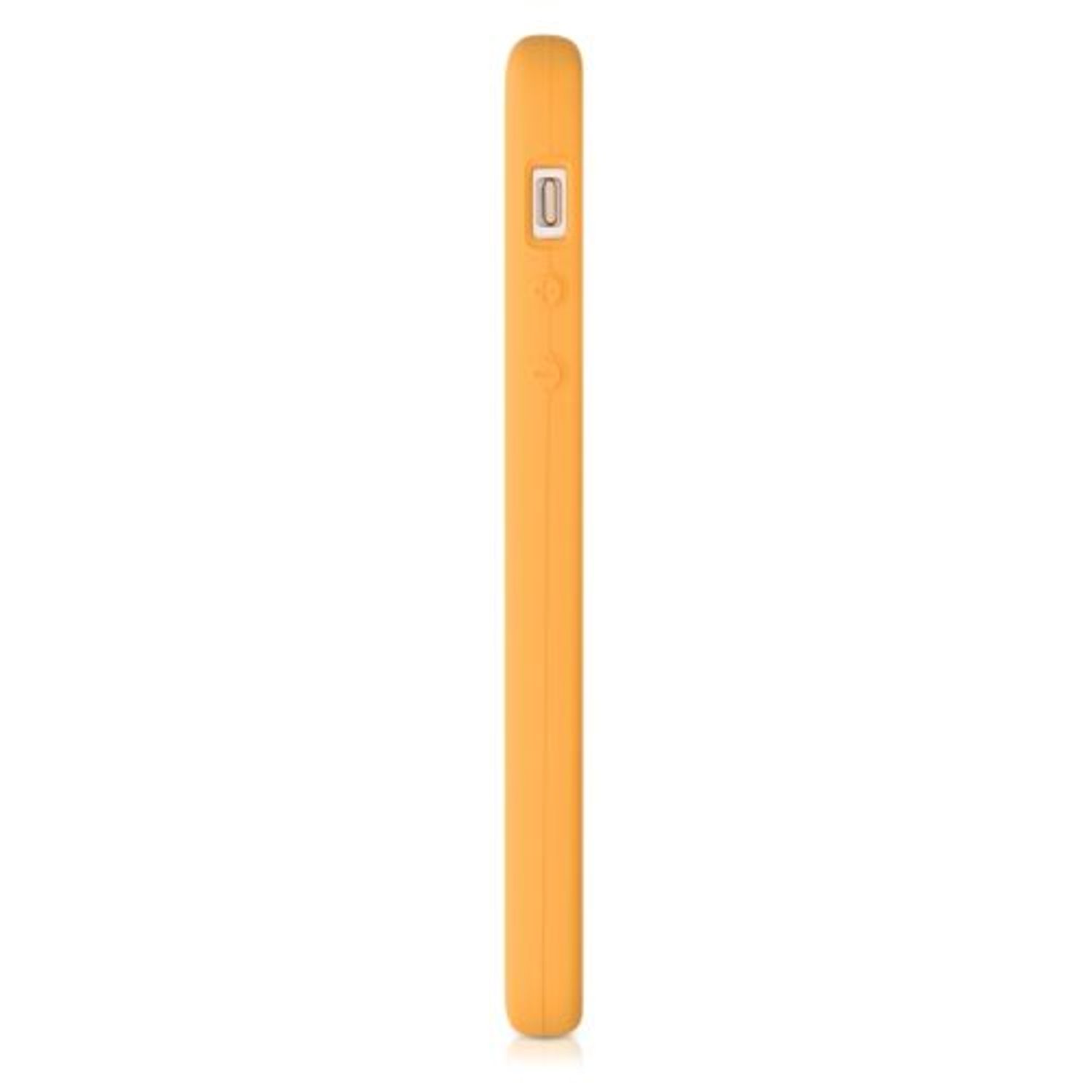 Husa pentru Apple iPhone 5/iPhone 5s/iPhone SE, Silicon, Portocaliu, 42766.191 fotografia produsului View 5 L