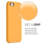 Husa pentru Apple iPhone 5/iPhone 5s/iPhone SE, Silicon, Portocaliu, 42766.191 fotografia produsului View 4 S
