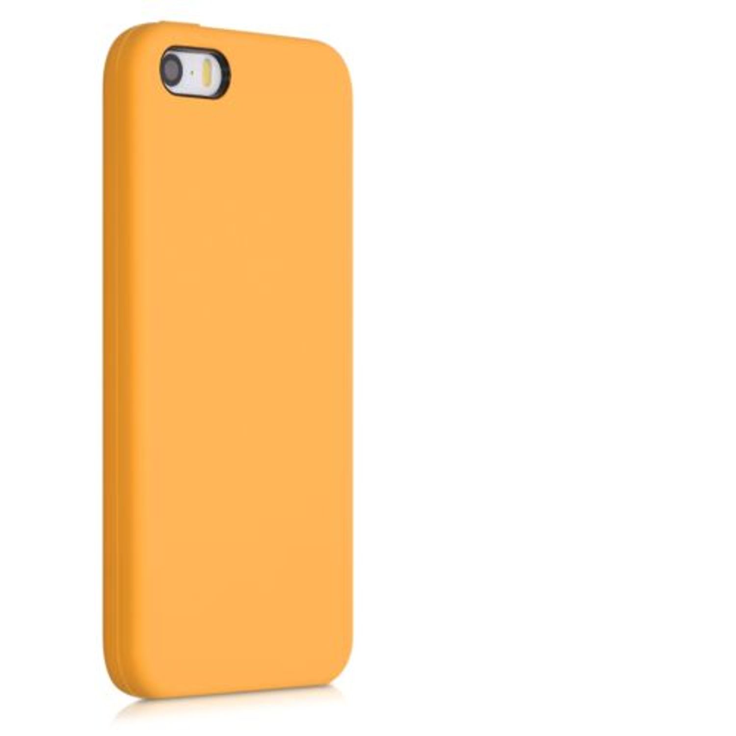 Husa pentru Apple iPhone 5/iPhone 5s/iPhone SE, Silicon, Portocaliu, 42766.191 fotografia produsului View 8 L
