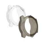 Set 2 huse pentru Garmin Instinct 2, Kwmobile, Negru/Transparent, Silicon, 58348.02 fotografia produsului View 7 S