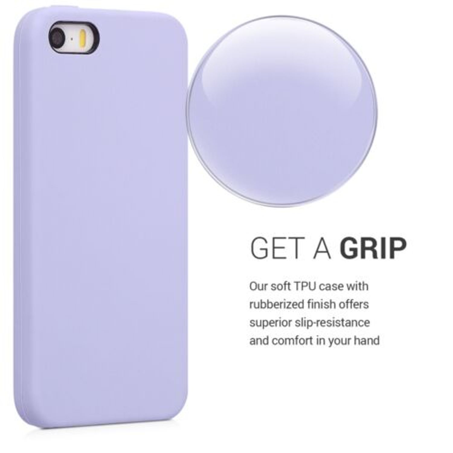 Husa pentru Apple iPhone 5/iPhone 5s/iPhone SE, Silicon, Mov, 42766.139 fotografia produsului View 6 L