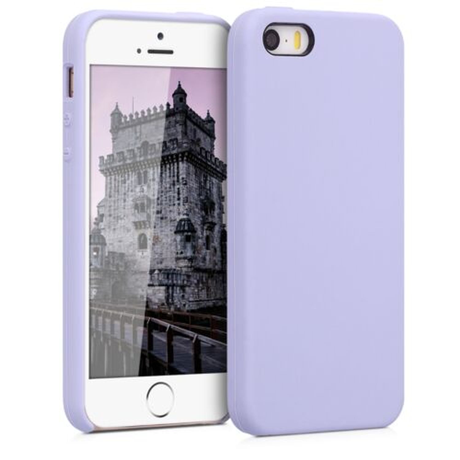 Husa pentru Apple iPhone 5/iPhone 5s/iPhone SE, Silicon, Mov, 42766.139 fotografia produsului