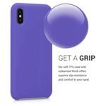Husa pentru Apple iPhone X/iPhone XS, Silicon, Albastru, 42495.146 fotografia produsului View 4 S