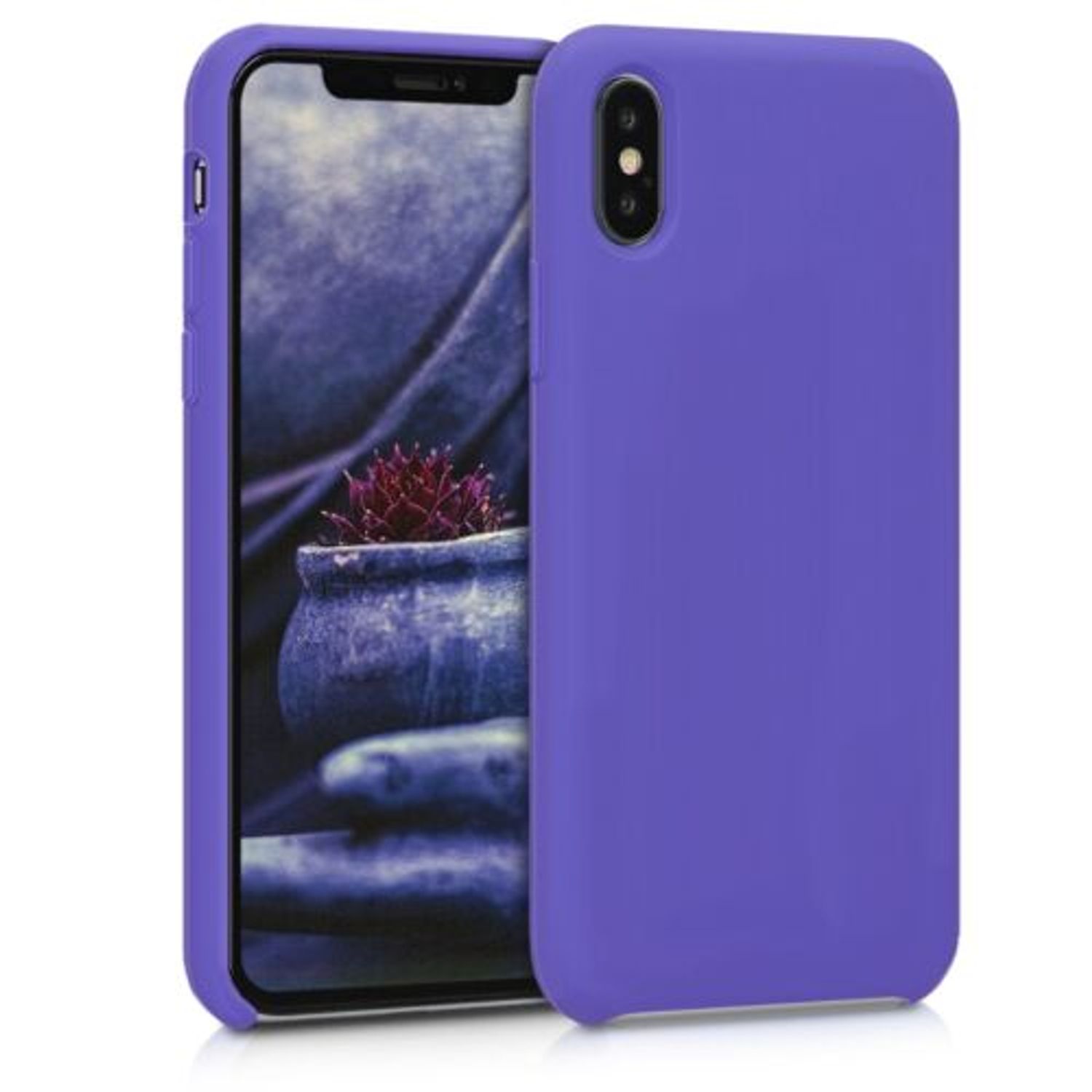 Husa pentru Apple iPhone X/iPhone XS, Silicon, Albastru, 42495.146 fotografia produsului