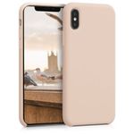 Husa pentru Apple iPhone X/iPhone XS, Silicon, Bej, 42495.154 fotografia produsului