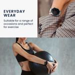 Set 2 curele pentru Willful Smartwatch/Fitnesstracker, Kwmobile, Negru/Maro, Silicon, 57791.03 fotografia produsului View 5 S