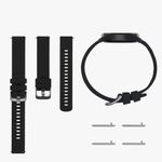 Set 2 curele pentru Willful Smartwatch/Fitnesstracker, Kwmobile, Negru/Maro, Silicon, 57791.03 fotografia produsului View 11 S