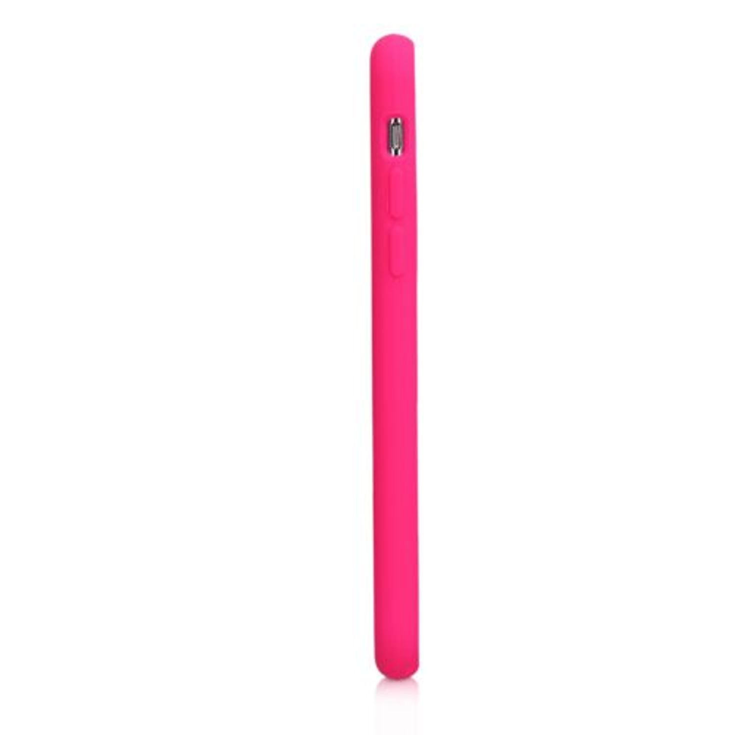 Husa pentru Apple iPhone X/iPhone XS, Silicon, Roz, 46313.08 fotografia produsului View 5 L