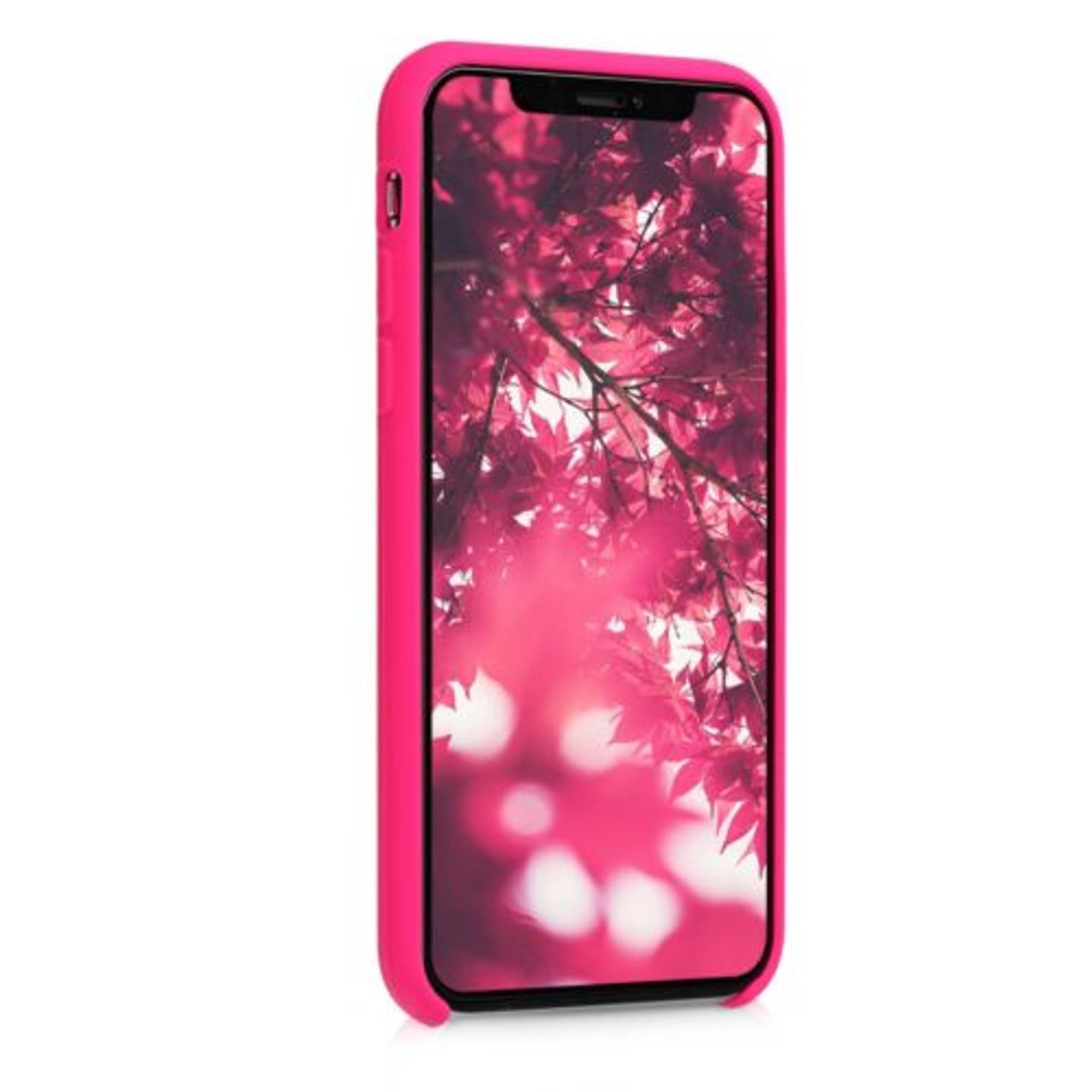 Husa pentru Apple iPhone X/iPhone XS, Silicon, Roz, 46313.08 fotografia produsului View 3 L