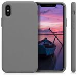 Husa pentru Apple iPhone X/iPhone XS, Silicon, Gri, 46313.155 fotografia produsului View 2 S