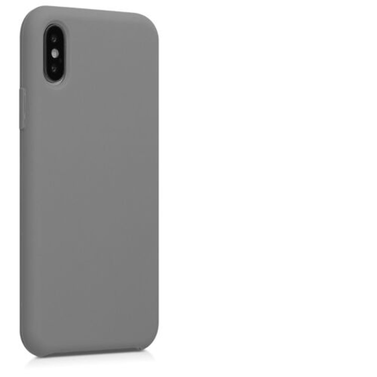 Husa pentru Apple iPhone X/iPhone XS, Silicon, Gri, 46313.155 fotografia produsului View 8 L